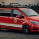Illustration for article titled Heres The Sweet Mercedes Fire Truck Racing Van On Dubs You Asked For